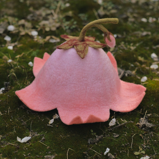 Gorro de Lana Fieltro Flor de Cerezo Hecho a Mano para Bebés y Niños - Image 15