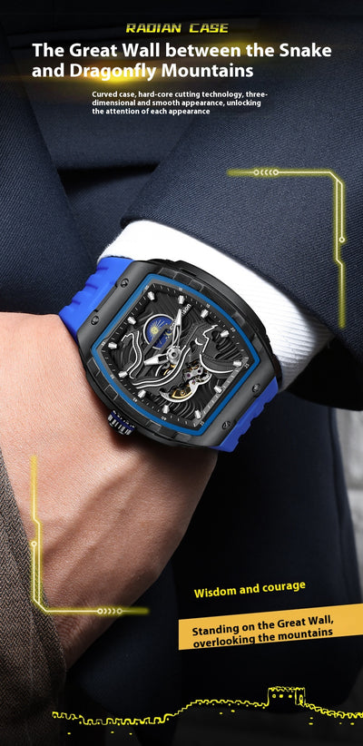 Reloj Mecánico Automático para Hombre con Esfera Hueca y Cristal Luminoso - Image 22