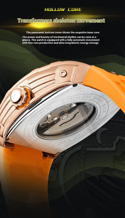 Reloj Mecánico Automático para Hombre con Esfera Hueca y Cristal Luminoso - Image 25