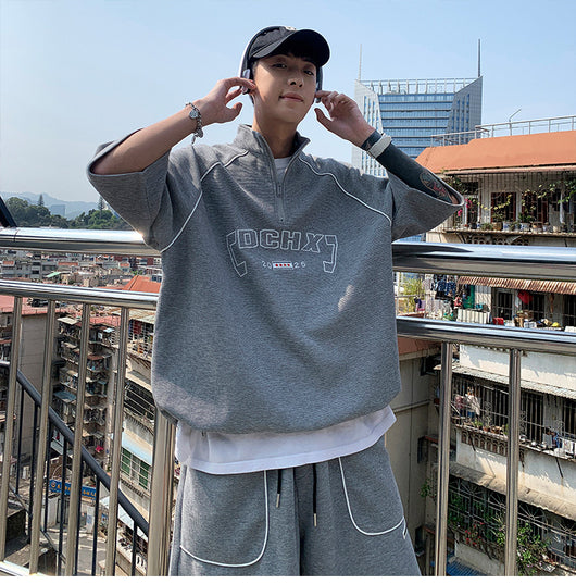 Conjunto Deportivo Polo Manga Corta Estilo Hong Kong para Estudiantes - Image 15