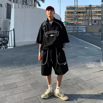 Conjunto Deportivo Polo Manga Corta Estilo Hong Kong para Estudiantes - Image 18
