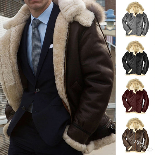 Abrigo Acolchado para Hombre con Cuello de Pelaje Integrado - Image 13