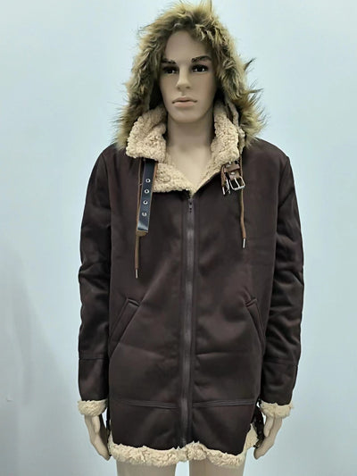 Abrigo Acolchado para Hombre con Cuello de Pelaje Integrado - Image 18