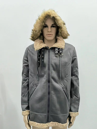 Abrigo Acolchado para Hombre con Cuello de Pelaje Integrado - Image 20