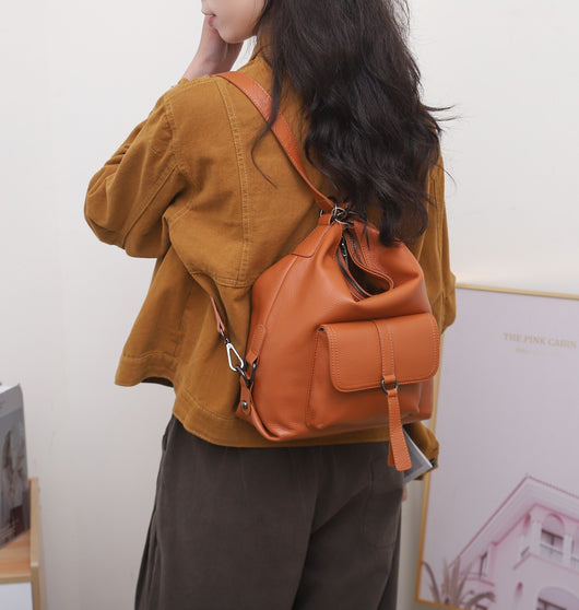 Bolso de Hombro Multifuncional en Cuero Genuino para Mujer - Image 23
