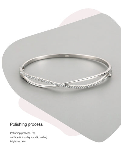 Pulsera de Plata Esterlina 925 con Diamantes y Cierre Ajustable - Diseño Elegante - Image 17