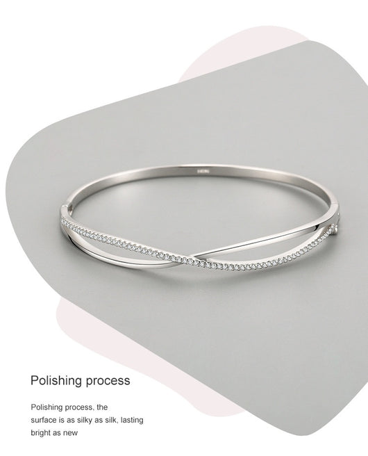 Pulsera de Plata Esterlina 925 con Diamantes y Cierre Ajustable - Diseño Elegante - Image 17