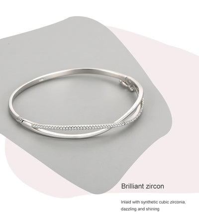 Pulsera de Plata Esterlina 925 con Diamantes y Cierre Ajustable - Diseño Elegante - Image 18