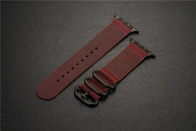 Correa de Reloj Nubuck con Hebilla de Tres Anillos - Image 14