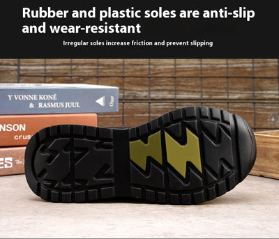 Zapatos de Protección Laboral Antiaplastamiento y Antipenetración para Sitios de Construcción - Image 10