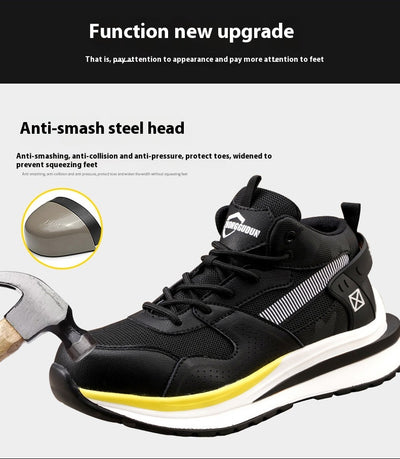 Zapatos de Protección Laboral Antiaplastamiento y Antipenetración para Sitios de Construcción - Image 15
