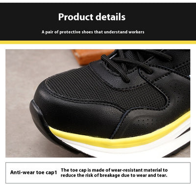 Zapatos de Protección Laboral Antiaplastamiento y Antipenetración para Sitios de Construcción - Image 21
