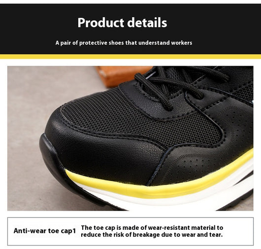 Zapatos de Protección Laboral Antiaplastamiento y Antipenetración para Sitios de Construcción - Image 21