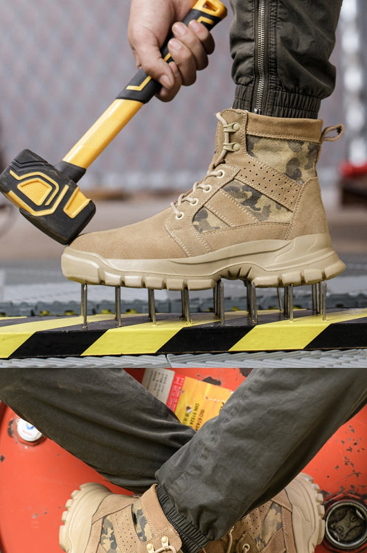 Botas de Combate Protectoras con Punta de Acero y Protección Antipunzante - Image 6
