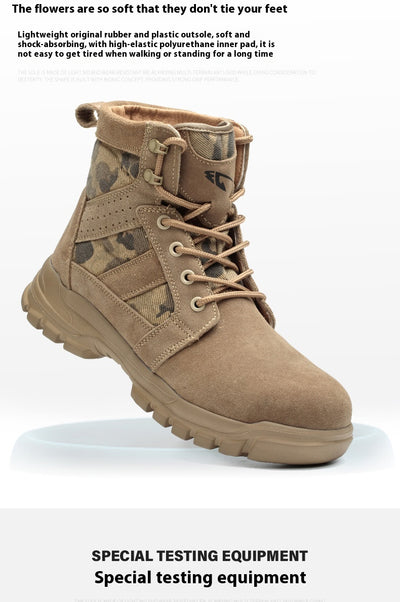 Botas de Combate Protectoras con Punta de Acero y Protección Antipunzante - Image 10