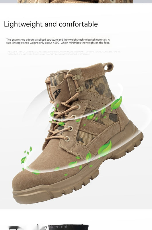 Botas de Combate Protectoras con Punta de Acero y Protección Antipunzante - Image 14