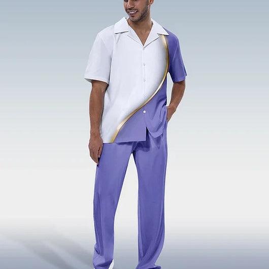 Camisa Casual con Estampado Digital y Cuello Solapa para Hombre - Image 18