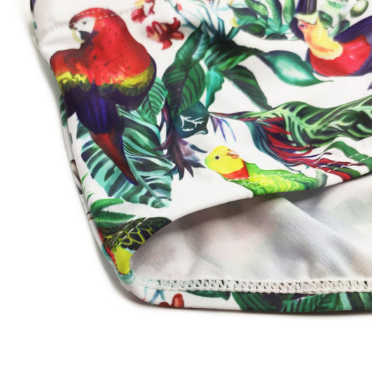 Bóxer de Baño Hombre con Estampado Floral y Aves - Image 23