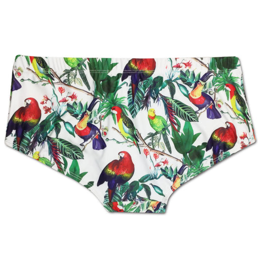 Bóxer de Baño Hombre con Estampado Floral y Aves - Image 25