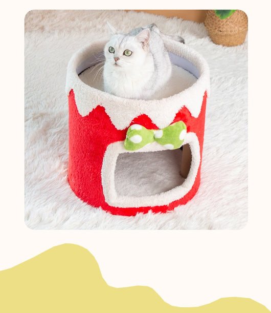 Árbol Rascador Doble para Gatos - Nido Cuatro Estaciones Universal - Image 19