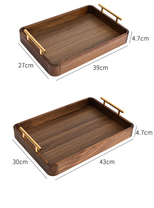 Bandeja Rectangular de Nogal para Café y Comedor - Image 22