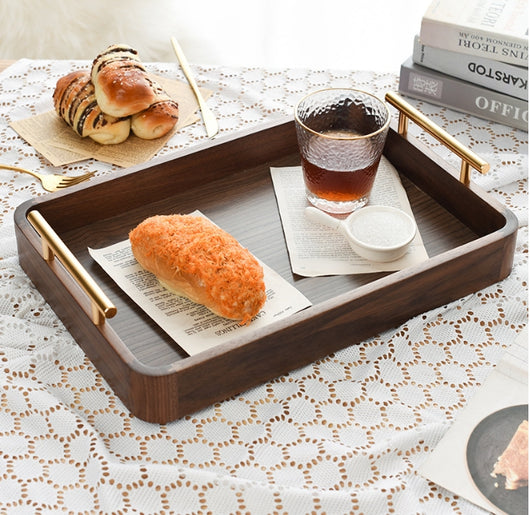 Bandeja Rectangular de Nogal para Café y Comedor - Image 30