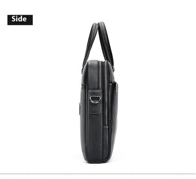 Maletín Ejecutivo Horizontal de Cuero Genuino - Capacidad Grande para Laptop 17 Pulgadas - Image 10