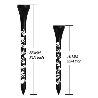 Pasador de Golf con Diseño Calavera Negra - Image 18