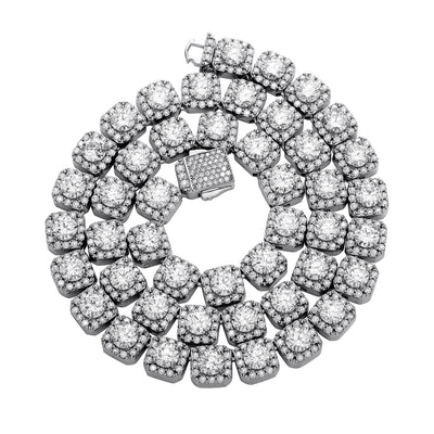 Cadena Hip Hop Plata Caramelo para Hombre - Image 8