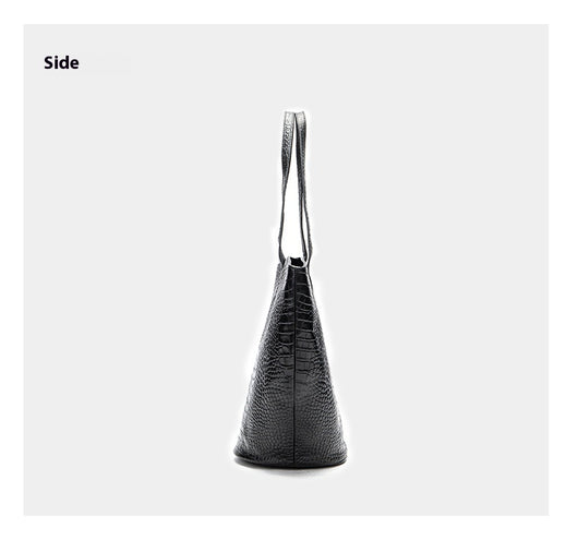 Bolsa Tote Estampado Cocodrilo Gran Capacidad Cilíndrica Diseño Premium - Image 19