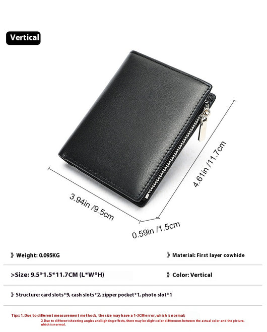 Billetera de Cuero Genuino para Hombre con Cierre Seguro y Protección Anti-fraude - Image 14