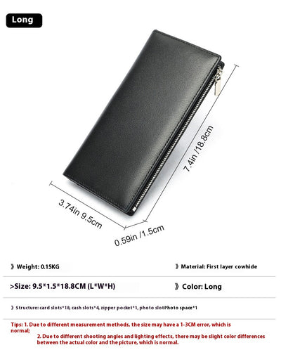 Billetera de Cuero Genuino para Hombre con Cierre Seguro y Protección Anti-fraude - Image 15