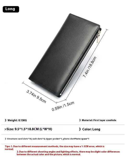 Billetera de Cuero Genuino para Hombre con Cierre Seguro y Protección Anti-fraude - Image 15