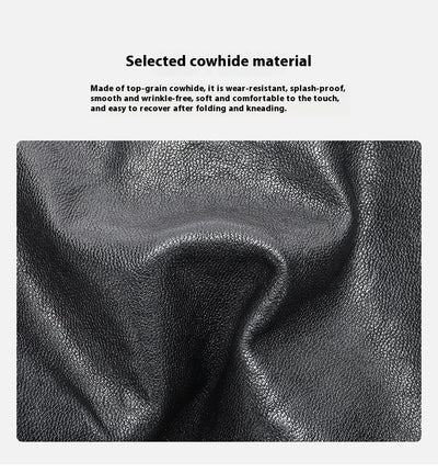 Bolsa Mensajero de Cuero Genuino para Hombre - Piel de Vaca Premium Multifuncional - Image 9