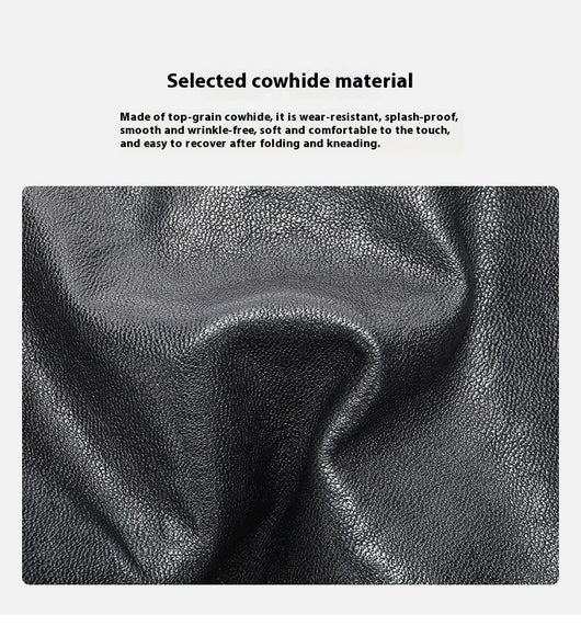 Bolsa Mensajero de Cuero Genuino para Hombre - Piel de Vaca Premium Multifuncional - Image 9