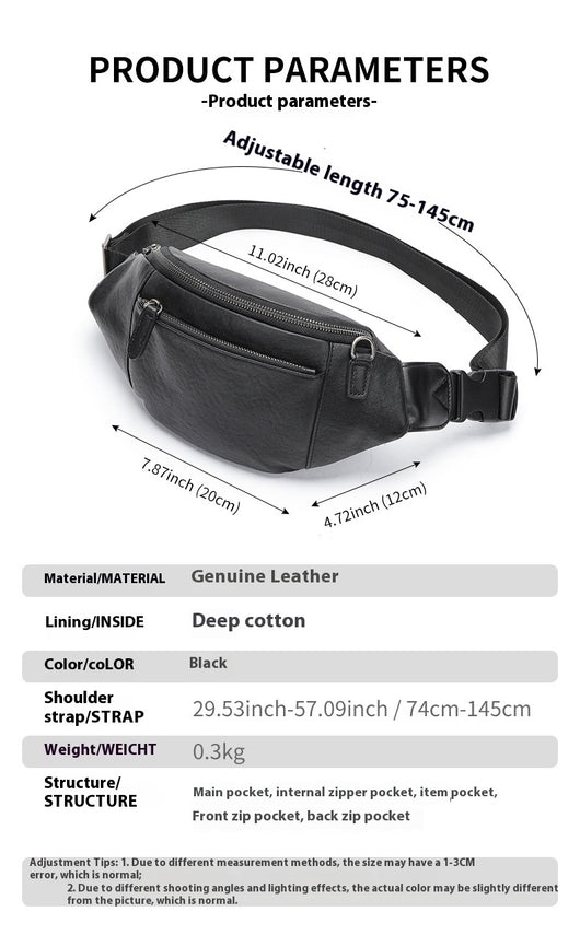 Bolsa Mensajero de Cuero Genuino para Hombre - Piel de Vaca Premium Multifuncional - Image 10