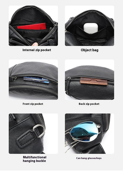 Bolsa Mensajero de Cuero Genuino para Hombre - Piel de Vaca Premium Multifuncional - Image 12