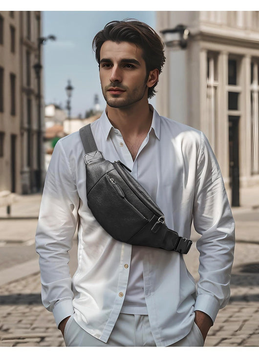Bolsa Mensajero de Cuero Genuino para Hombre - Piel de Vaca Premium Multifuncional - Image 16