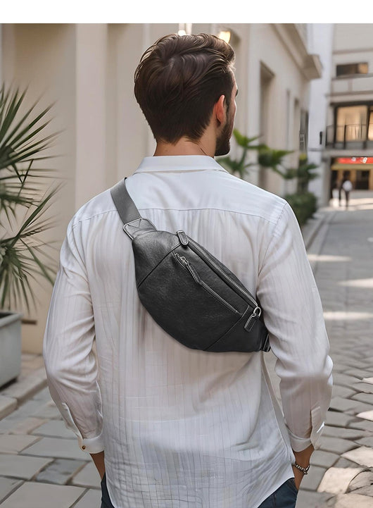 Bolsa Mensajero de Cuero Genuino para Hombre - Piel de Vaca Premium Multifuncional - Image 18