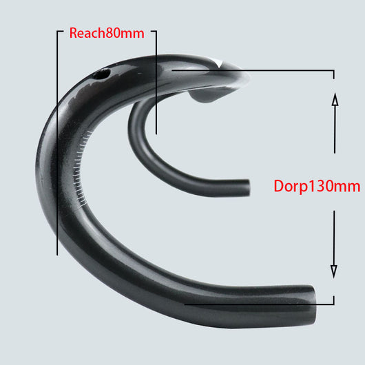 Manillar de Fibra de Carbono para Bicicleta de Ruta - Diseño Ergonómico 380-440mm - Image 18