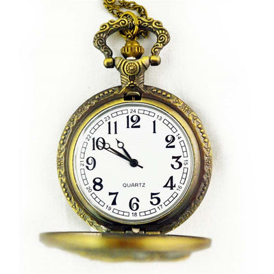 Reloj de Bolsillo Vintage Bronce Constelaciones Zodiacales Cuarzo - Image 28