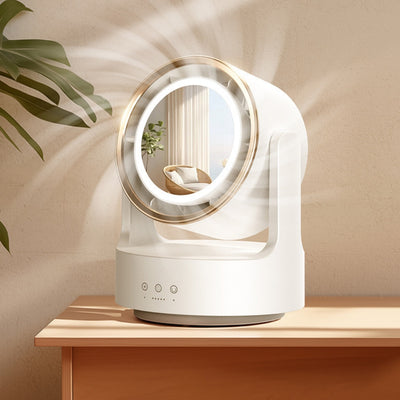 Espejo Giratorio con Luz LED y Ventilador de Escritorio - Image 8