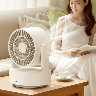 Espejo Giratorio con Luz LED y Ventilador de Escritorio - Image 11