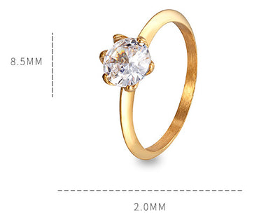 Anillo de Lujo con Gema de 2 Quilates para Mujer - Image 6