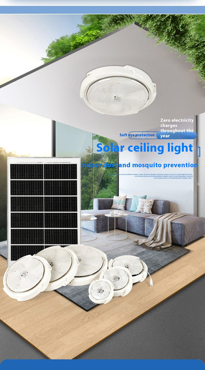 Lámpara Solar LED de Techo para Interiores y Exteriores - Image 24