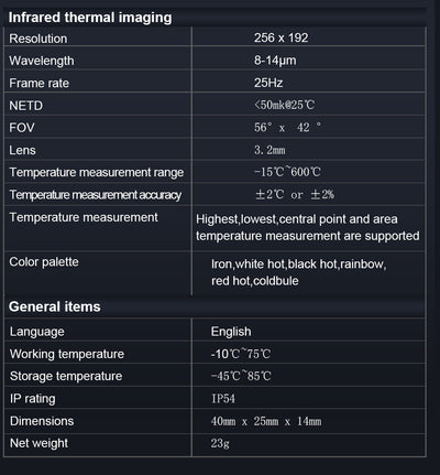 Cámara Térmica Portátil con Conexión Android - Image 16