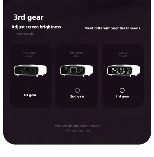 Parlante Bluetooth 3 en 1 con Carga Inalámbrica y Luz Nocturna - Image 10