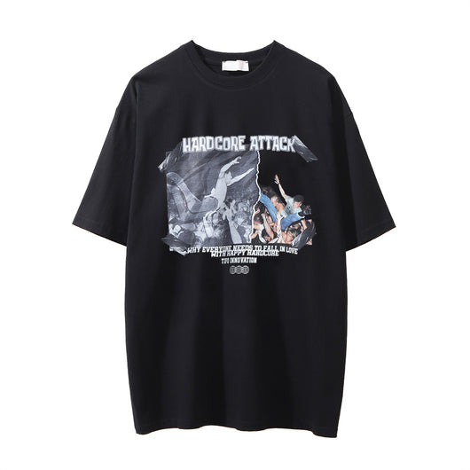 Camiseta Cuello Redondo Efecto Desgastado para Hombre - Image 18