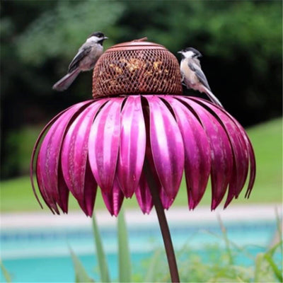 Comedero para Pájaros con Diseño de Pétalos - Image 16