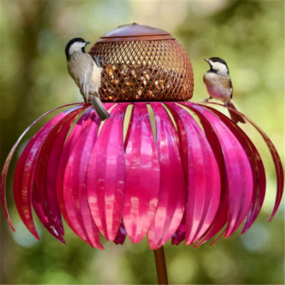 Comedero para Pájaros con Diseño de Pétalos - Image 17